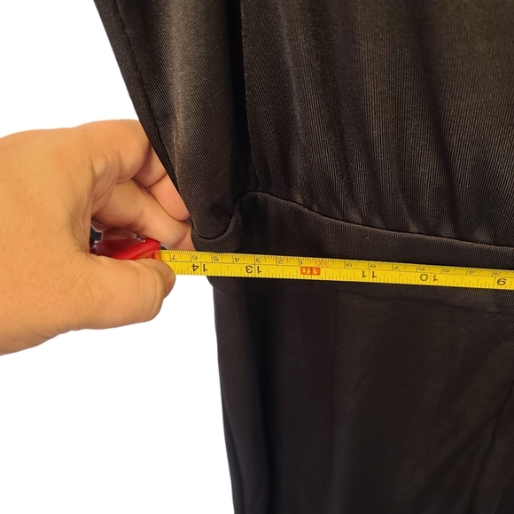 NWT Jason Wu Cowl Neck Jumpsuit Black with crystal Embellishments Large - Picture 7 of 10